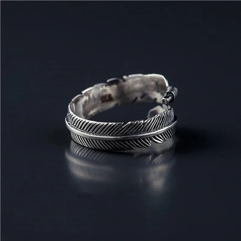 womens-925-sterling-silver-thai-silver-feather-arrow-open-ring-2018-collection