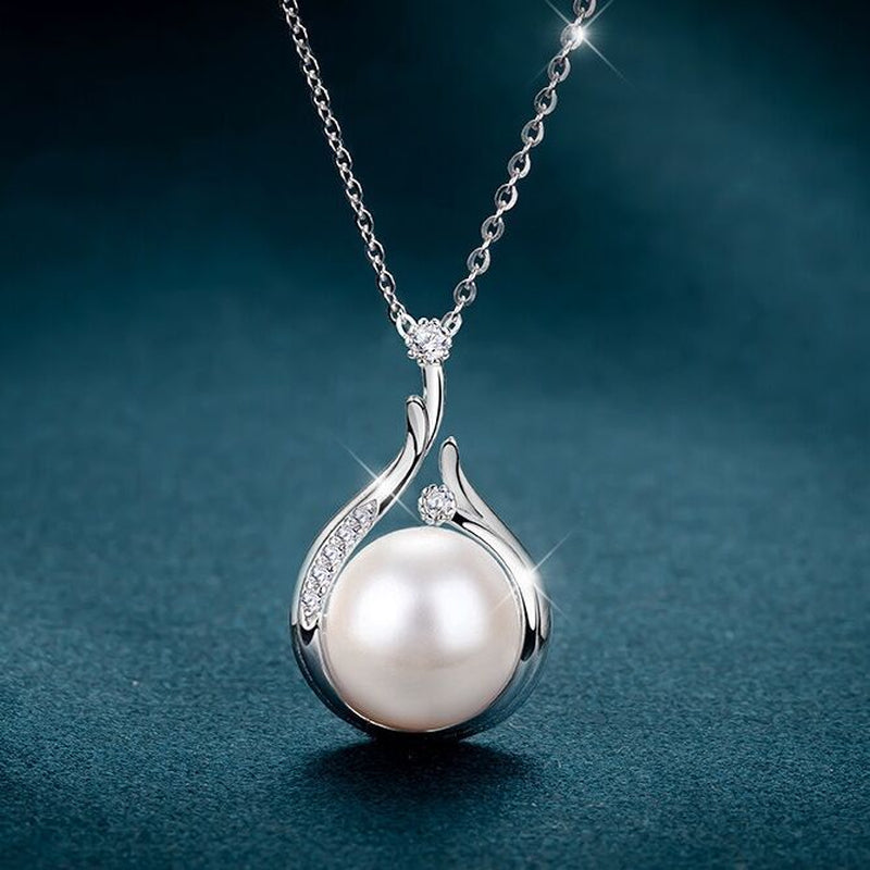 925-sterling-silver-crystal-pearl-pendant-necklace-women-girls-jewellery-gift-uk