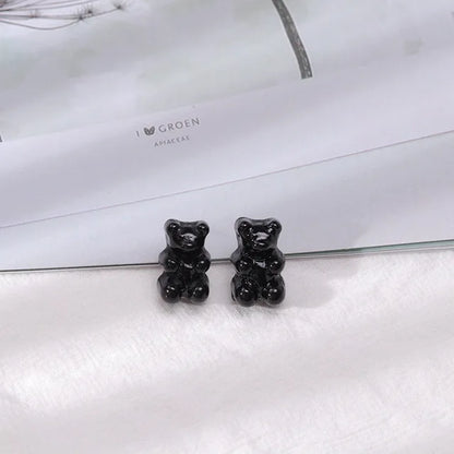 "Wholesale Dangle Earrings with Gummy Bear Pendant for Women, Teens, and Girls - Minimalist Statement Drop Earrings"