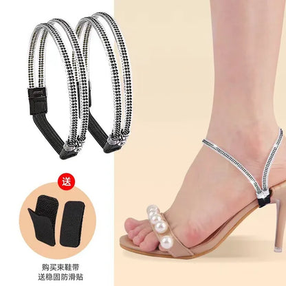 Women's High Heel Shoe Straps Set with Anti-Skid Design